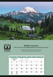 2024 Jumbo Promotional Calendar, Mount Hood 27x39 Stapled Pad