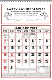 Large Almanac Commercial Calendar Size 11x17