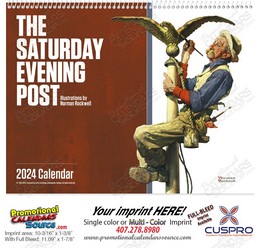 The Saturday Evening Post Promotional Calendar  Spiral