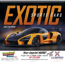 Exotic Sports Cars Promotional Calendar  Spiral