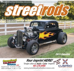 Street Rods - Promotional Calendar  Spiral