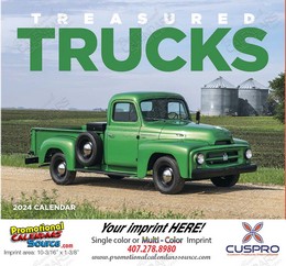 Treasured Trucks - Promotional Calendar, Stapled