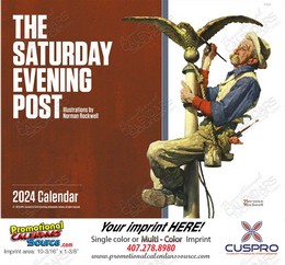 The Saturday Evening Post Promotional Calendar  Stapled