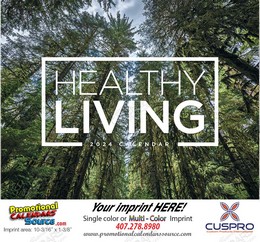 Healthy Living Lifestyle Calendar, 11x19