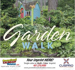 Garden Walk Calendar Stapled