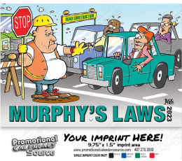 Murphy s Laws Wall Calendar  - Stapled