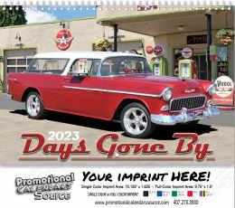 Classic Cars of Days Gone By Wall Calendar  - Spiral