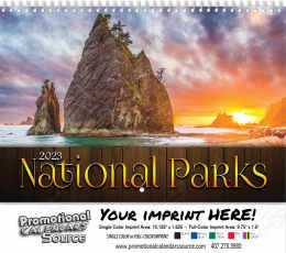 National Parks Wall Calendar  - Spiral