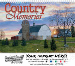 Country Memories Wall Calendar Spiral binding