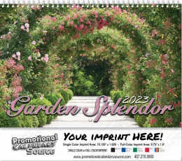 Garden Splendor Wall Calendar  - Spiral