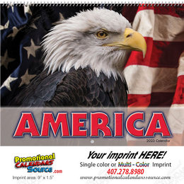 America! Promotional Wall Calendar  Spiral