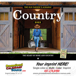 The Old Farmer’s Almanac Country Calendar - Spiral