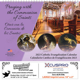 Funeral Home Bilingual Catholic Evangelization Calendar 2023|English-Spanish|Spiral