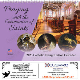 Catholic Evangelization Calendar 2023 With Funeral Preplanning insert option | Spiral