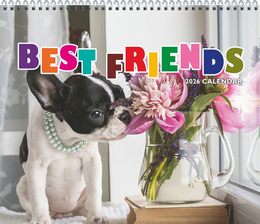 Best Friends Promotional Calendar- Beautiful imagery of adorable Puppies - Spiral - 2026
