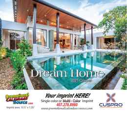 Dream Homes Calendar 2024 - Stapled - Gloss Quality Paper