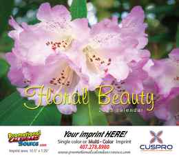 Floral Beauty Wall Appoitment Calendar 2024, Stapled, 11.5x18