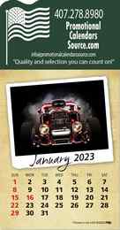 Classic Cars Stick-Up Calendar Full-Color Pad