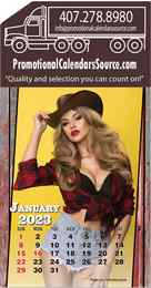 Country Girls Stick-Up Calendar Full Color Images Pad