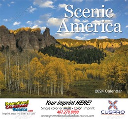 Scenic America Promotional Calendar  - Stapled