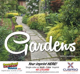 Gardens Promotional Calendar Stapled