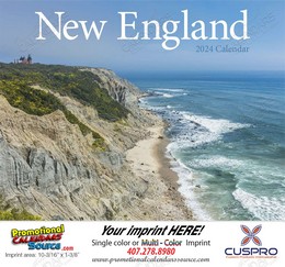 New England State Promotional Calendar  - Stapled