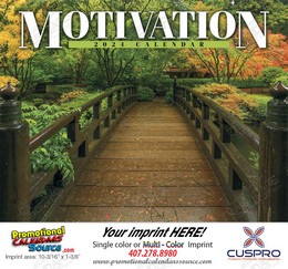 Motivation Wall Calendar  Stapled