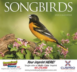 Nature’s Songbirds Calendar Stapled