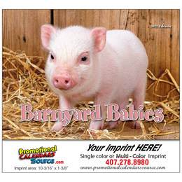 Barnyard Babies Animal Calendar Stapled