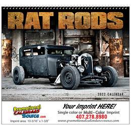 Rat Rods Automotive Calendar Spiral