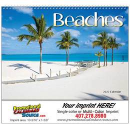 Fabulous Beaches Promotional Calendar Spiral Binding