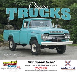 Classic Trucks Promotional Calendar  Stapled