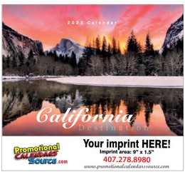 Destination California Scenic Calendar