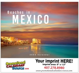 Mexico Beaches Calendar 2022 Stapled