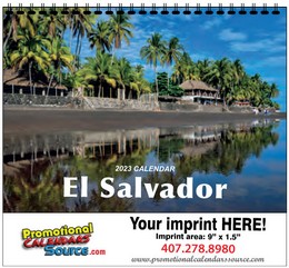 El Salvador Walll Calendar  Calendario 2023 - Spiral