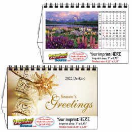 Gardens Views Tent Desk Calendar