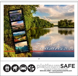 Scenic Treasures Of America 2026 Calendar, Spiral