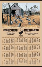 2025 Full Year View Calendar with Larry Anderson Wildlife Art 