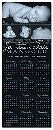 Calendar Magnet - 3.5x9 Square Corners - 25 mil.