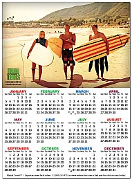 Calendar Magnet 8x11 Square Corners 25 mil.