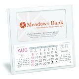 Easel Desk Calendar with Business Card Slot