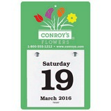 Small Daily Date Calendar Size 3-5/8x5-5/8 with 3x3 date pad