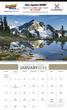 America Splendor Promotional Calendar open