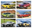 Muscle Cars 2 month view Executive Calendar # 3205 2023 monthly images