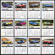 Monthly images of Stick_up promotional calendar item No. 5324 adhesive mini calendar 