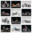 Custom Motorcycles 2023 Calendar with Spiral binding Item 7056 monthly view images