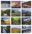 Landscapes of America Promo Calendar with Window Cut-Out monthly images