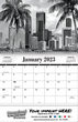 Black & White Wall Calendar 2023 