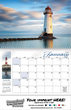2023 Lighthouses Wall Calendar 
