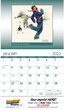 2023 Promotional calendar Norman Rockwell,Stapled, Item BC-2001 open view